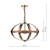 Symbol 3 Light Petrol Copper Feature Pendant Light