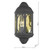 Tenby Matt Blackwith Bevelled Glass IP43 Wall Light