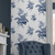 Laura Ashley Homeware Laura Ashley Midnight Seaspray Blue Narberth Wallpaper 