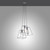 Leuchten Direkt Peletton 3 Light Concrete Cluster Pendant - Clearance 