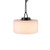 Leuchten Direkt Holly Black with White Opal LED Portable Floor Lamp - Clearance 