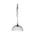 Leuchten Direkt David Black Circular Rechargeable Pendant Light - Clearance 