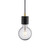 Nordlux Siv Black with Brass Detail Pendant Light - Clearance 