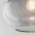 Endon Lighting Dimitri Grey Bubbles Glass Circular Shade Only - Clearance 