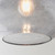 Endon Lighting Dimitri Grey Bubbles Glass Circular Shade Only - Clearance 