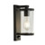 Searchlight Outdoor Black with Clear Glass and PIR Sensor Wall Light - Clearance 