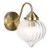 Mya Antique Brass with Glass Diffuser Wall Light