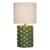 Jayden Green Reactive Glaze With Shade Table Lamp