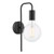 Dena Matt Black Wall Light