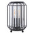 Naeva Matt Black and Crystal Diffuser Table Lamp