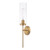 Jodelle Polished Bronze with Glass Diffuser Wall Light