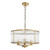 Evelyn 3 Light Antique Bronze and Glass Pendant Light