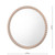 Dar Lighting Ruan Cream Round 70cm Mirror 