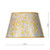 Dar Lighting Frida Yellow Marble Pattern 45cm Tapered Drum Shade Only 