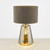 Dar Lighting Wycliffe Smoked Glass with Shade Table Lamp 