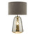 Dar Lighting Wycliffe Smoked Glass with Shade Table Lamp 