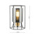 Dar Lighting Tatum Matt Black with Smoked Glass Diffuser Table Lamp 