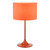 Dar Lighting Toledo Satin Orange with Shade Table Lamp 