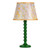 Dar Lighting Spool Green Gloss Base Only Table Lamp 