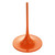 Dar Lighting Toledo Satin Orange with Shade Floor Lamp 