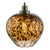 Dar Lighting Leandra Antique Brass and Tortoiseshell Glass Pendant Light 