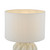 Dar Lighting Idonia White With Shade Table Lamp 
