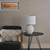 Dar Lighting Idonia White With Shade Table Lamp 