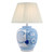Dar Lighting Picasso Ceramic Blue and White Face Print 39cm Base Only Table Lamp 