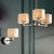 Daley Brushed Nickel with White Shade Wall Light