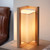 Atticus Ashwood Frame with White Shade Table Lamp