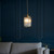 Lambeth Ribbed Antique Brass with Clear Diffuser Pendant Light