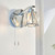 Ria Chrome with Crystal Diffuser IP44 Bathroom Wall Light