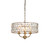 Clifton 3 Light Antique Brass with Crystal Diffuser Pendant Light