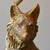Fox Vintage Gold with Black Shade Table Lamp