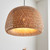 Bali Matt Black with Natural Bamboo Shade 42cm Pendant Light