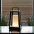 Tallow Matt Black with White Diffuser IP44 Portable Lamp