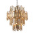 Viviana 12 Light Chrome with Tinted Crystal Pendant Chandelier