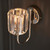 Berenice Bright Nickel with Clear Diffuser Wall Light