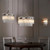 Marietta 5 Light Polished Nickel with Crystal Rods Pendant Light