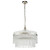 Marietta 5 Light Polished Nickel with Crystal Rods Pendant Light