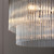 Marietta 5 Light Polished Nickel with Clear Rods Pendant Light Marietta 5 Light Polished Nickel with Clear Rods Pendant Light