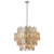 Viviana 15 Light Chrome with Tinted Crystal Pendant Chandelier