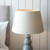 Provence and Cici Grey Glaze with Ivory Shade 45.5cm Table Lamp