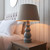 Provence and Cici Grey Glaze with Grey Shade 45.5 Table Lamp