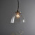 Hansen Grand Brushed Silver with Clear Shade Pendant Light