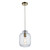 Lyra Antique Brass with Clear Shade Pendant Light