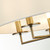 Knightsbridge 5 Light Antique Brass with White Shaded Pendant Light