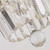 Searchlight Empire 6 Light Chrome and Clear Crystal Flush Ceiling Light 