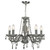 Searchlight Marie Therese 5 Light with Smoked Glass Chandelier Pendant Light 