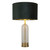 Searchlight Oxford Polished Brass with Green Shade Table Lamp 